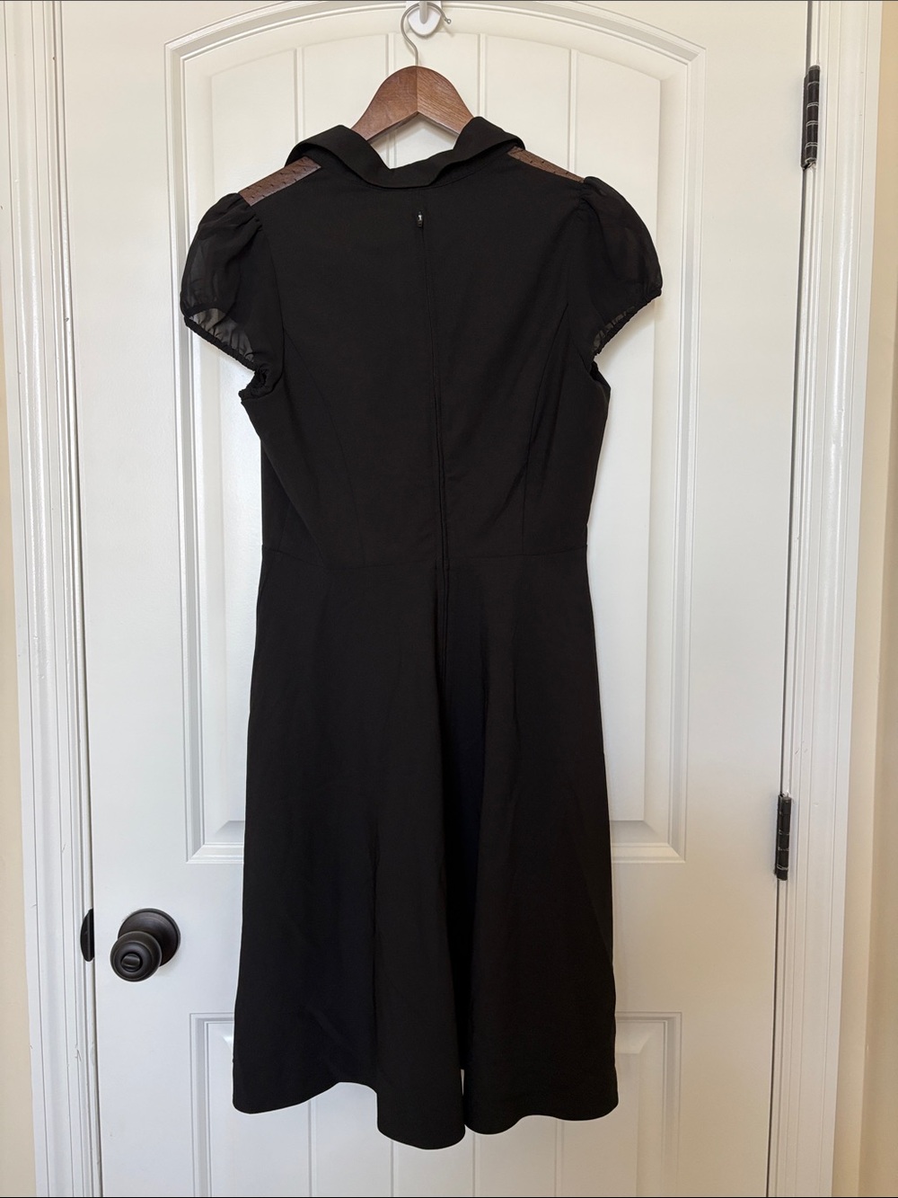 Hell Bunny Black Embroidered Collared Midi Dress - Picture 7 of 8